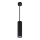 Lustra ar auklu KARADON 1xGU10/30W/230V 17 cm melna