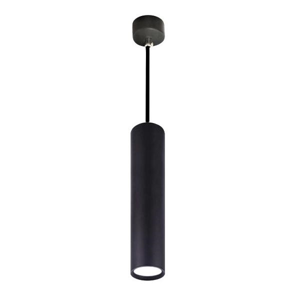 Lustra ar auklu KARADON 1xGU10/30W/230V 40 cm melna