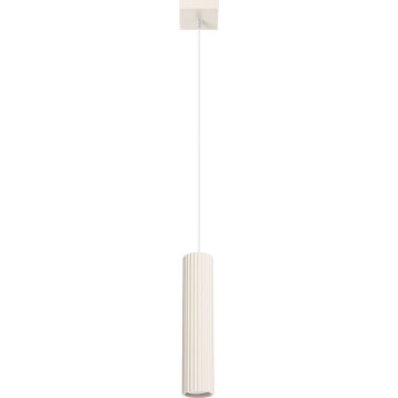 Lustra ar auklu KARBON 1xGU10/10W/230V krēmkrāsa