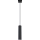 Lustra ar auklu KARBON 1xGU10/10W/230V melna