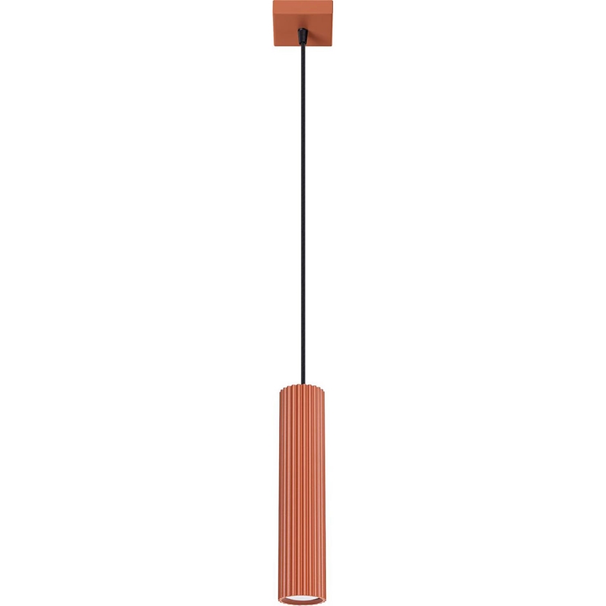 Lustra ar auklu KARBON 1xGU10/10W/230V sarkana