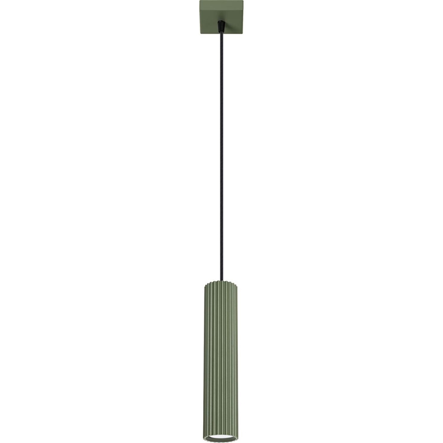Lustra ar auklu KARBON 1xGU10/10W/230V zaļa