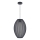 Lustra ar auklu KAREI 1xE27/20W/230V d. 30 cm melna