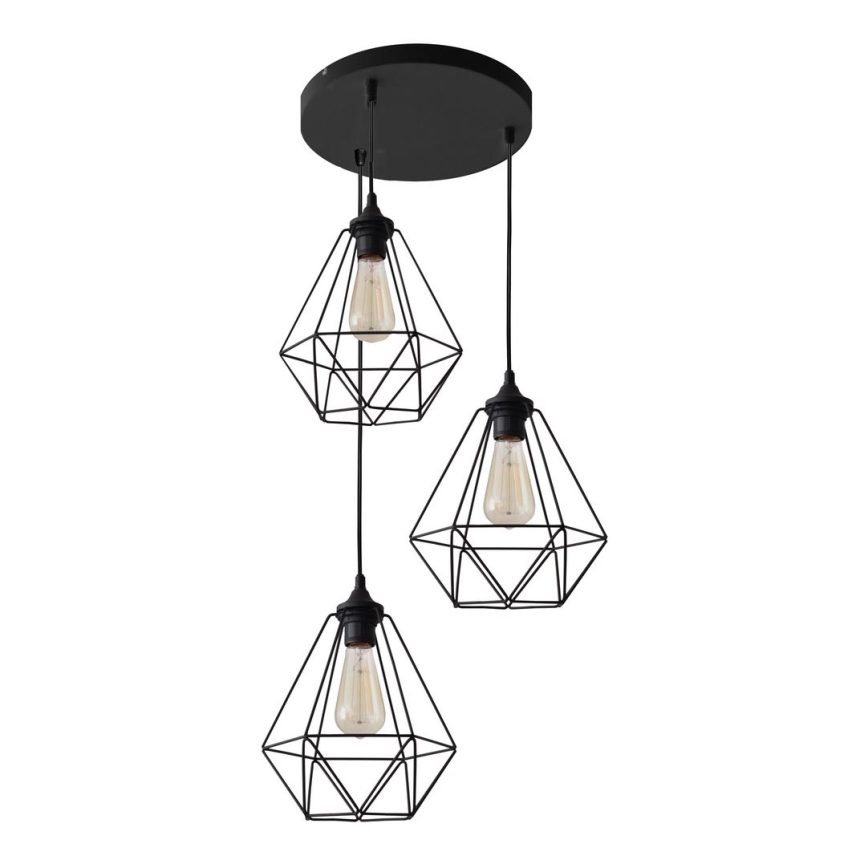 Lustra ar auklu KARO 3xE27/15W/230V