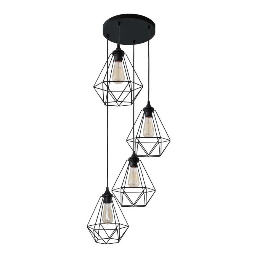 Lustra ar auklu KARO 4xE27/15W/230V