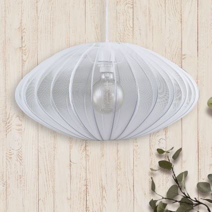 Lustra ar auklu KINU 1xE27/20W/230V d. 50 cm balta