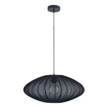 Lustra ar auklu KINU 1xE27/20W/230V d. 50 cm melna