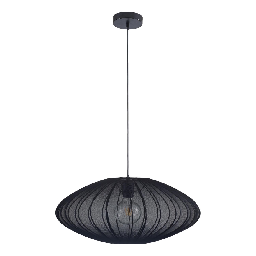 Lustra ar auklu KINU 1xE27/20W/230V d. 50 cm melna