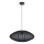 Lustra ar auklu KINU 1xE27/20W/230V d. 50 cm melna