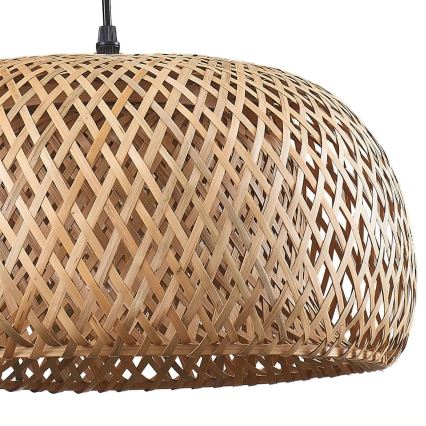 Lustra ar auklu KORFU 1xE27/20W/230V d. 38 cm bambusa