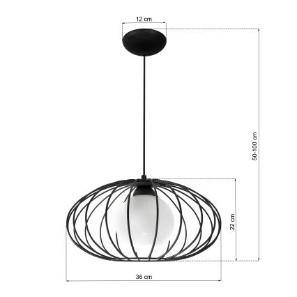 Lustra ar auklu KRONOS 1xE14/40W/230V