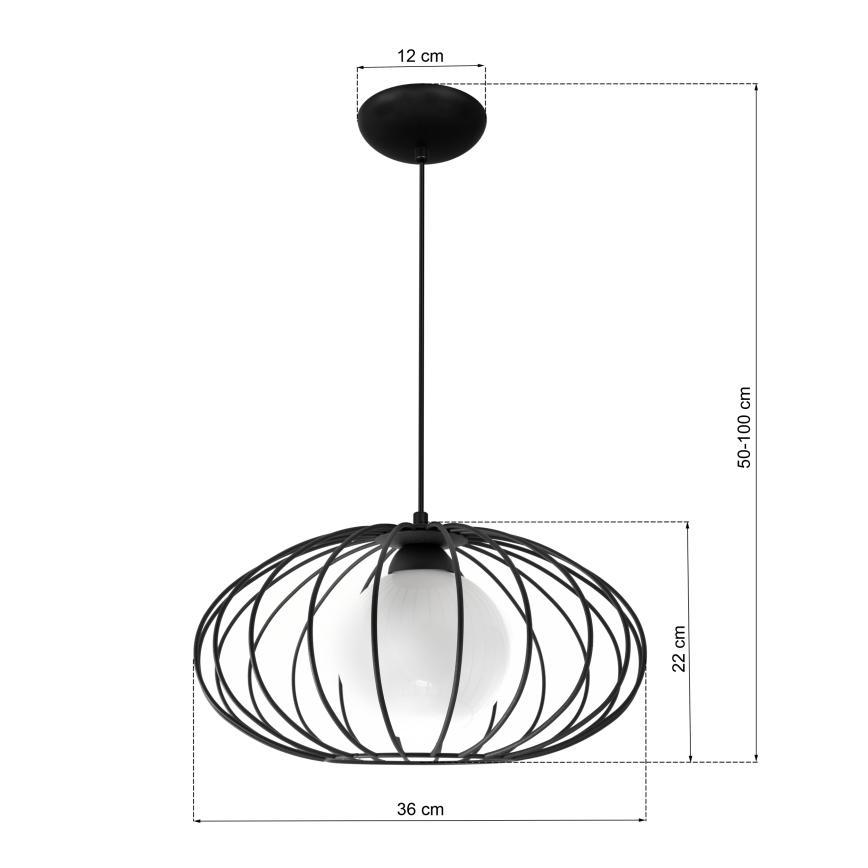 Lustra ar auklu KRONOS 1xE14/40W/230V