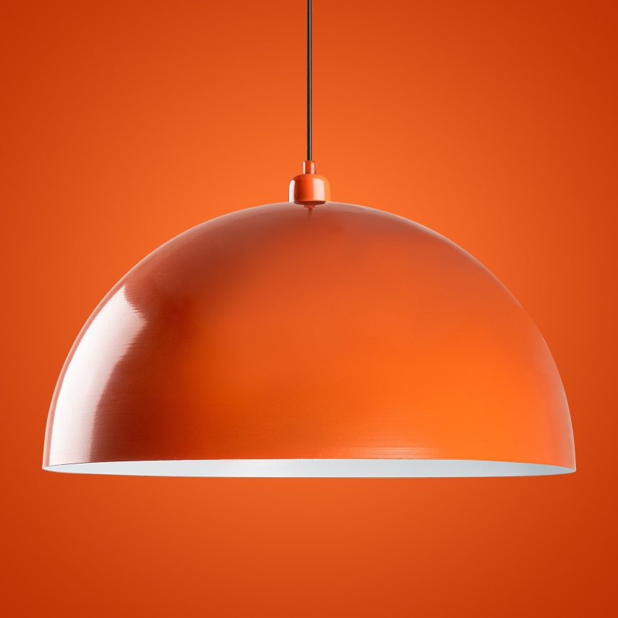 Lustra ar auklu KURE 1xE27/40W/230V oranža