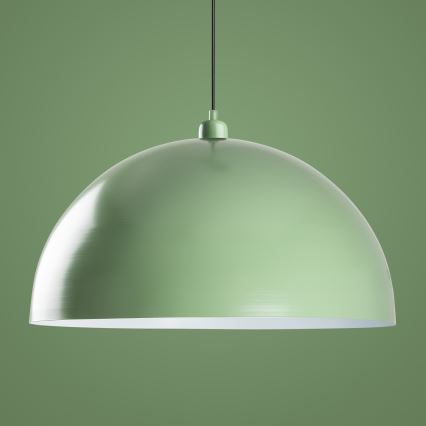 Lustra ar auklu KURE 1xE27/40W/230V zaļa