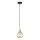Lustra ar auklu LACRIMA HONEY 1xE27/60W/230V