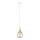 Lustra ar auklu LACRIMA WHITE 1xE27/60W/230V