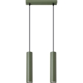 Lustra ar auklu LAGOS 2xGU10/10W/230V zaļa