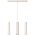 Lustra ar auklu LAGOS 3xGU10/10W/230V krēmkrāsa