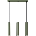 Lustra ar auklu LAGOS 3xGU10/10W/230V zaļa