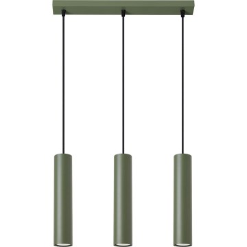 Lustra ar auklu LAGOS 3xGU10/10W/230V zaļa