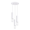 Lustra ar auklu LAMI 3xGU10/10W/230V balta