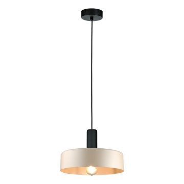 Lustra ar auklu LATTE 1xE27/60W/230V bēša/melna