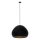Lustra ar auklu LAVA 1xE27/15W/230V melna/zelta