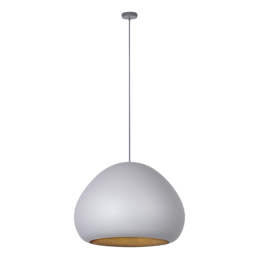 Lustra ar auklu LAVA 1xE27/15W/230V pelēka/zelta