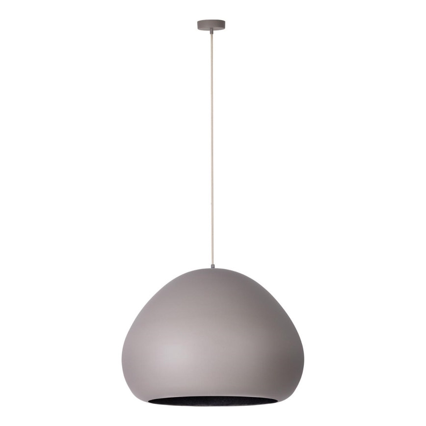 Lustra ar auklu LAVA 1xE27/15W/230V taupe/melna