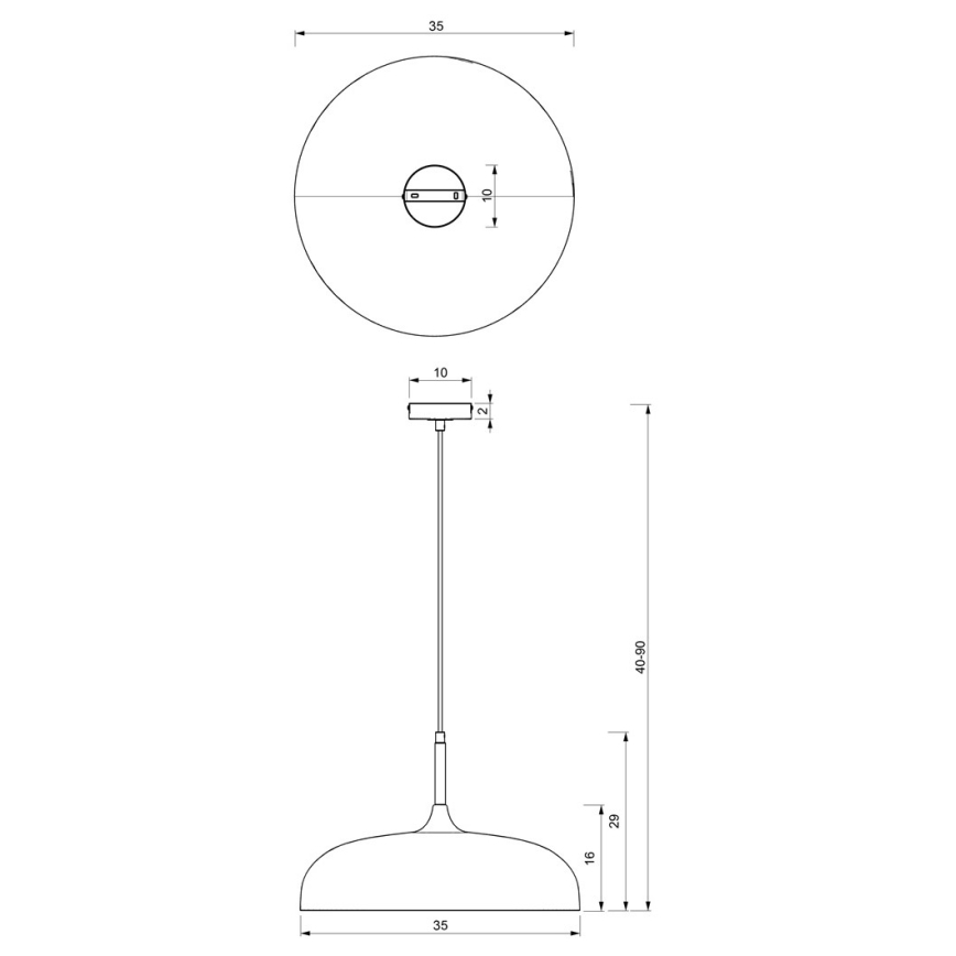 Lustra ar auklu LINCOLN 1xE27/60W/230V d. 35 cm zaļa