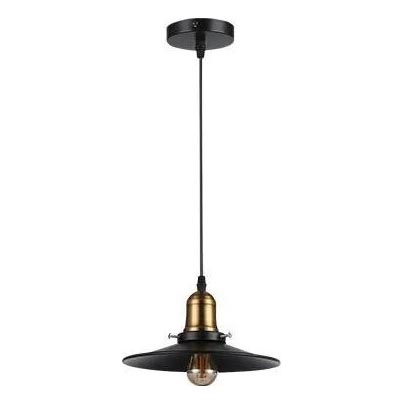 Lustra ar auklu LOFT 1xE27/60W/230V d. 22 cm melna