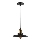 Lustra ar auklu LOFT 1xE27/60W/230V d. 22 cm melna