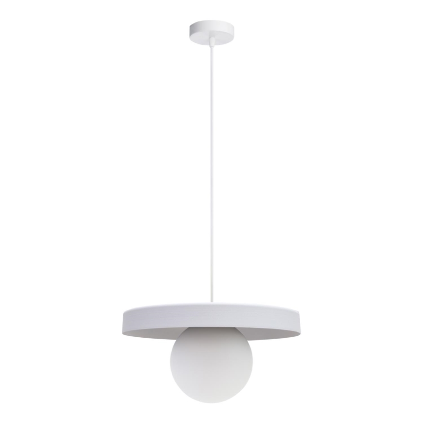 Lustra ar auklu LOME 1xE27/60W/230V balta