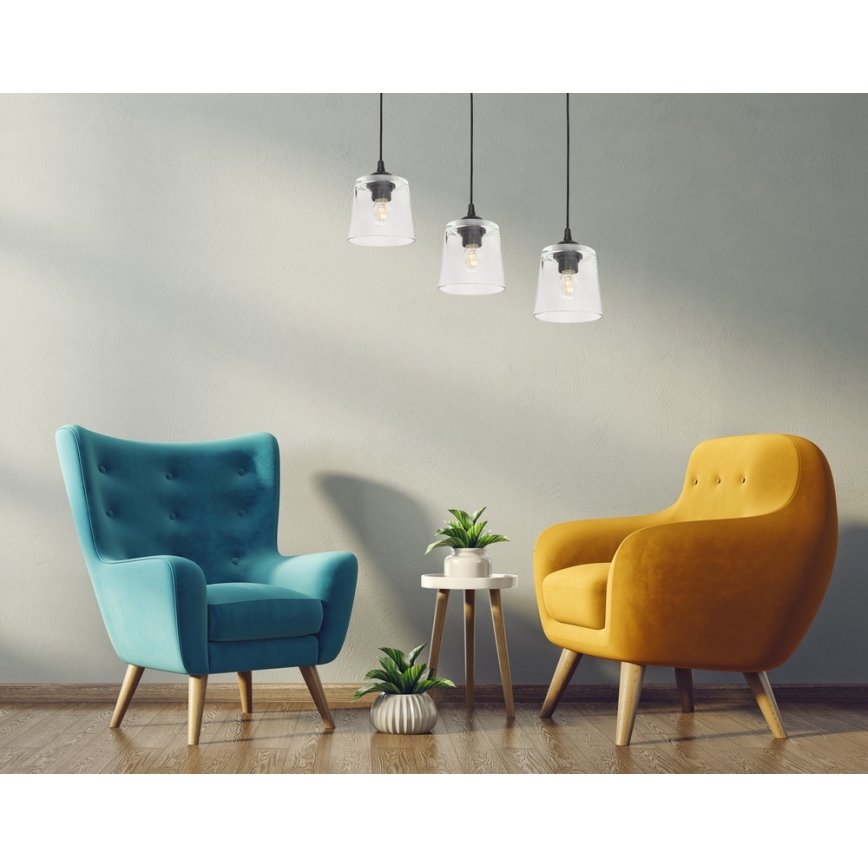 Lustra ar auklu LUCEA 1xE27/15W/230V
