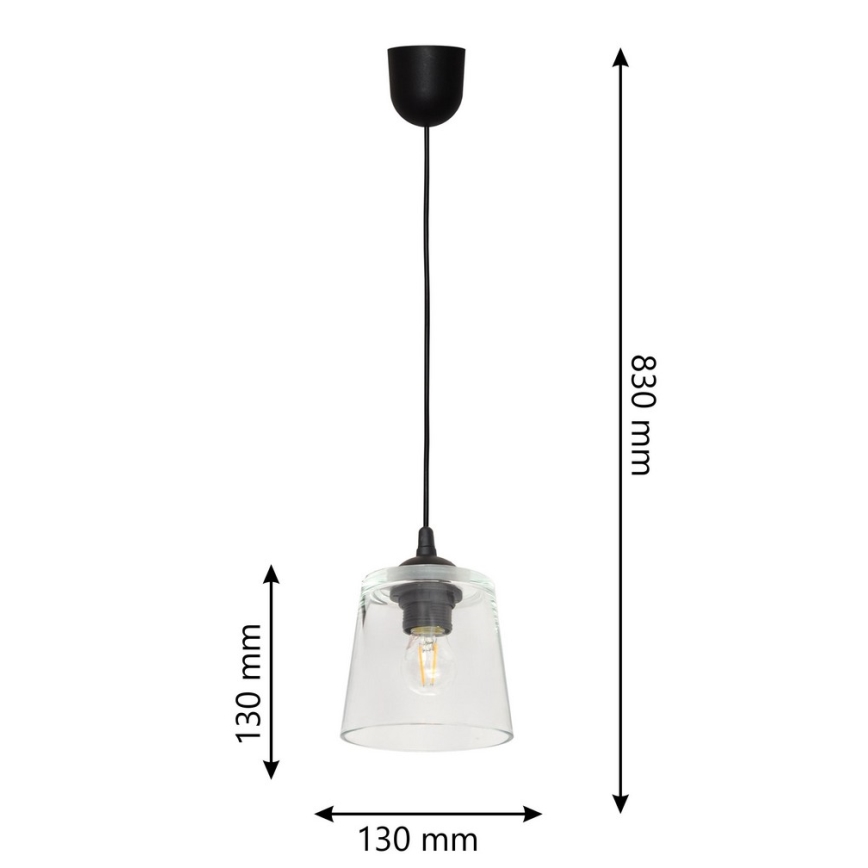 Lustra ar auklu LUCEA 1xE27/15W/230V