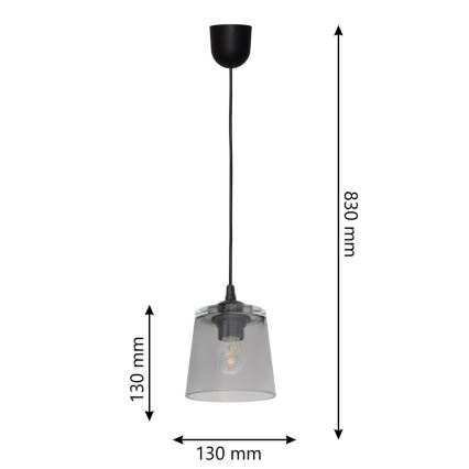 Lustra ar auklu LUCEA 1xE27/15W/230V