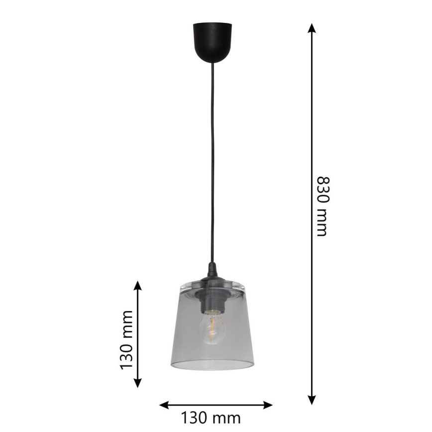 Lustra ar auklu LUCEA 1xE27/15W/230V