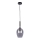 Lustra ar auklu LUGANO 1xE14/40W/230V pelēka