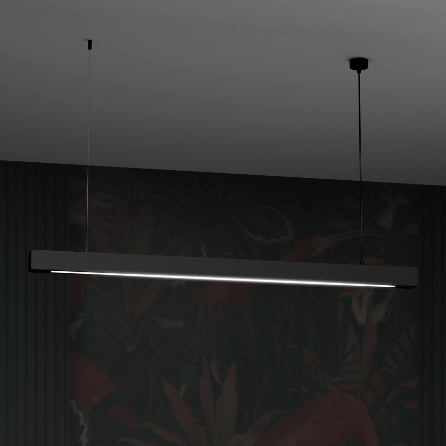 Lustra ar auklu LUNGO T8 1xG13/18W/230V melna