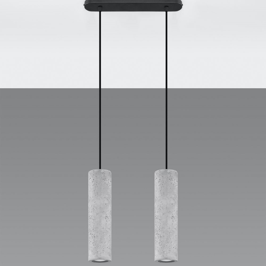 Lustra ar auklu LUVO 2xGU10/40W/230V