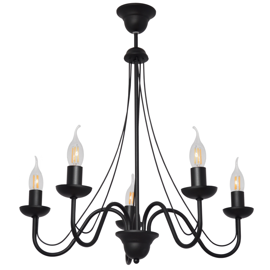 Lustra ar auklu MALBO II 5xE14/10W/230V