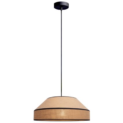 Lustra ar auklu MANISO 1xE27/60W/230V d. 45 cm bēša