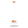 Lustra ar auklu MARION 1xE27/15W/230V d. 29,5 cm balta