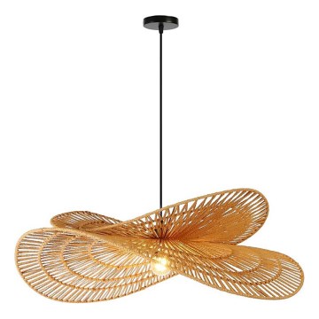 Lustra ar auklu MARIPOSA 1xE27/40W/230V d. 80 cm džutas