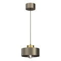 Lustra ar auklu MARTI 1xE27/15W/230V misiņš/zelta