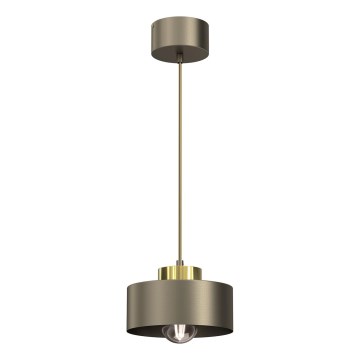 Lustra ar auklu MARTI 1xE27/15W/230V misiņš/zelta