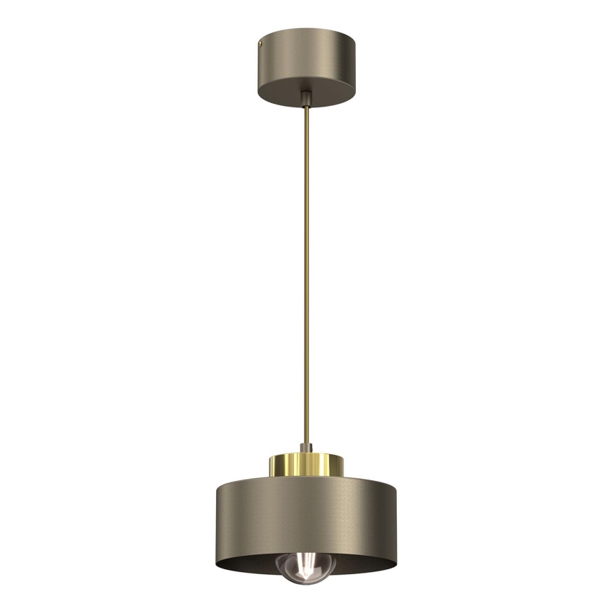 Lustra ar auklu MARTI 1xE27/15W/230V misiņš/zelta