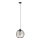 Lustra ar auklu MERCURE 1xE27/15W/230V diametrs 24 cm melna