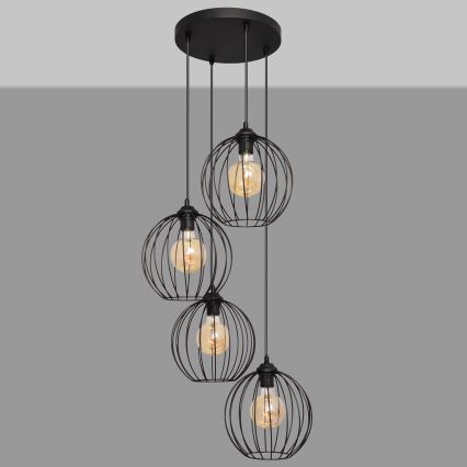 Lustra ar auklu MERCURE 4xE27/15W/230V