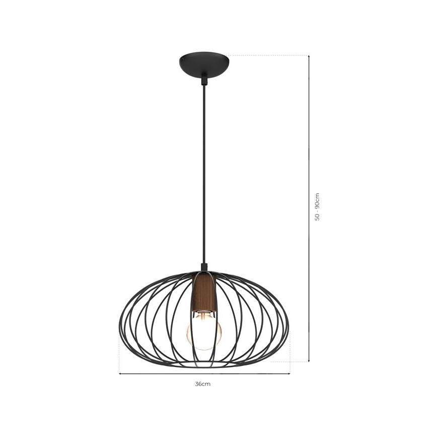 Lustra ar auklu MERIDIANO 1xE27/60W/230V